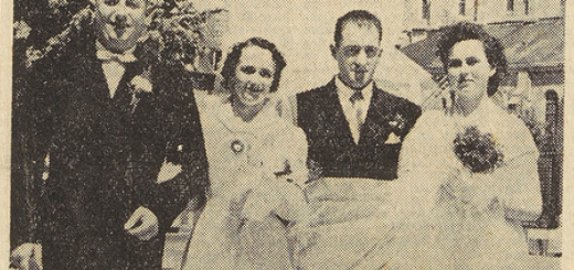 Lannilis Mariage Berthou Jean avec Rolland Michèle Le Télégramme 25 mai 1955