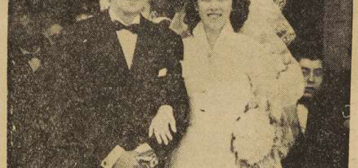 Brest Mariage Lainé Bernard Caër Yolande Le Télégramme de Brest 21 Juillet 1955