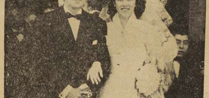 Brest Mariage Lainé Bernard Caër Yolande Le Télégramme de Brest 21 Juillet 1955