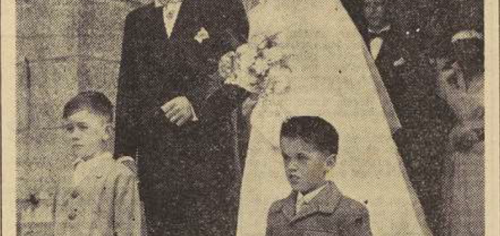 Brest Mariage Paul Barré José Bianic Le Télégramme de Brest et de l'Ouest 2 Août 1955