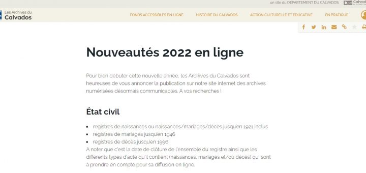 Archives du Calvados