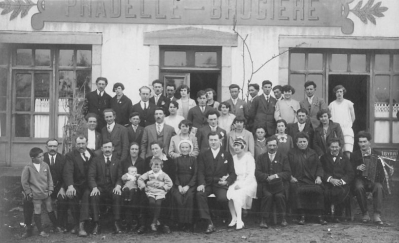 Ussel cafe restaurant Phaudelle-Brugiere mariage