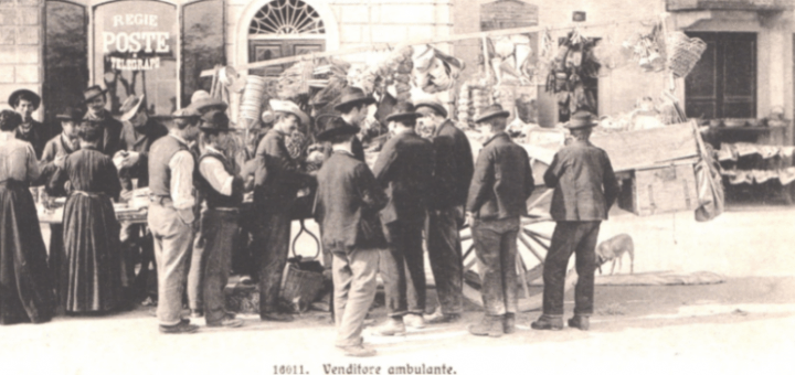 Italie Venditore ambulante