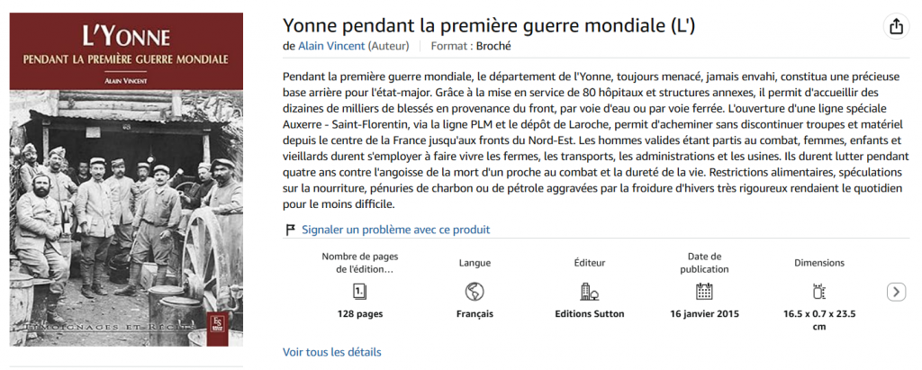 Yonne pendant la première guerre mondiale