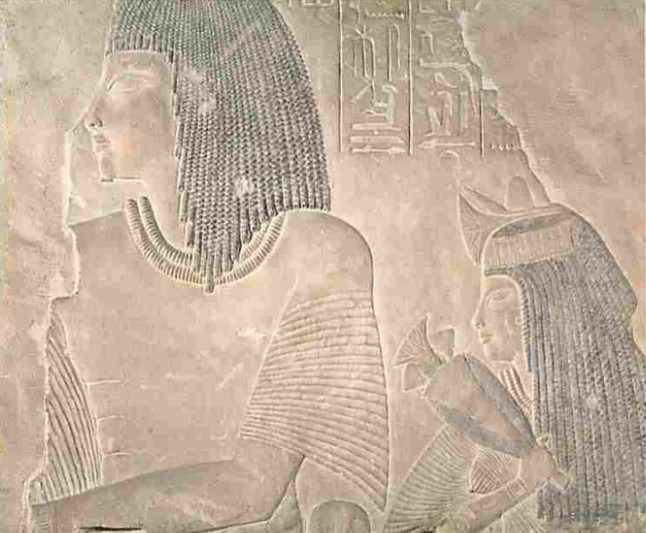 Egypte Général Ameneminct et sa femme Takha