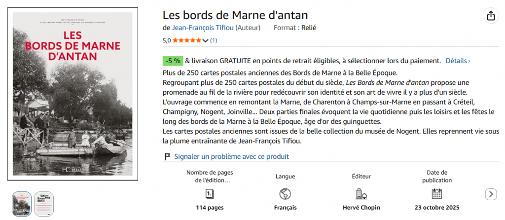 Les bords de Marne d'antan