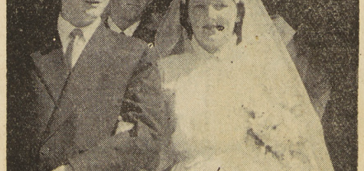 Landivisiau Mariage Marsollier André avec Guéguen Jeanne Le Télégramme 5 août 1953