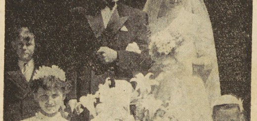 Landivisiau Mariage Paugam Fernand avec Plassard Denise Le Télégramme 5 août 1953