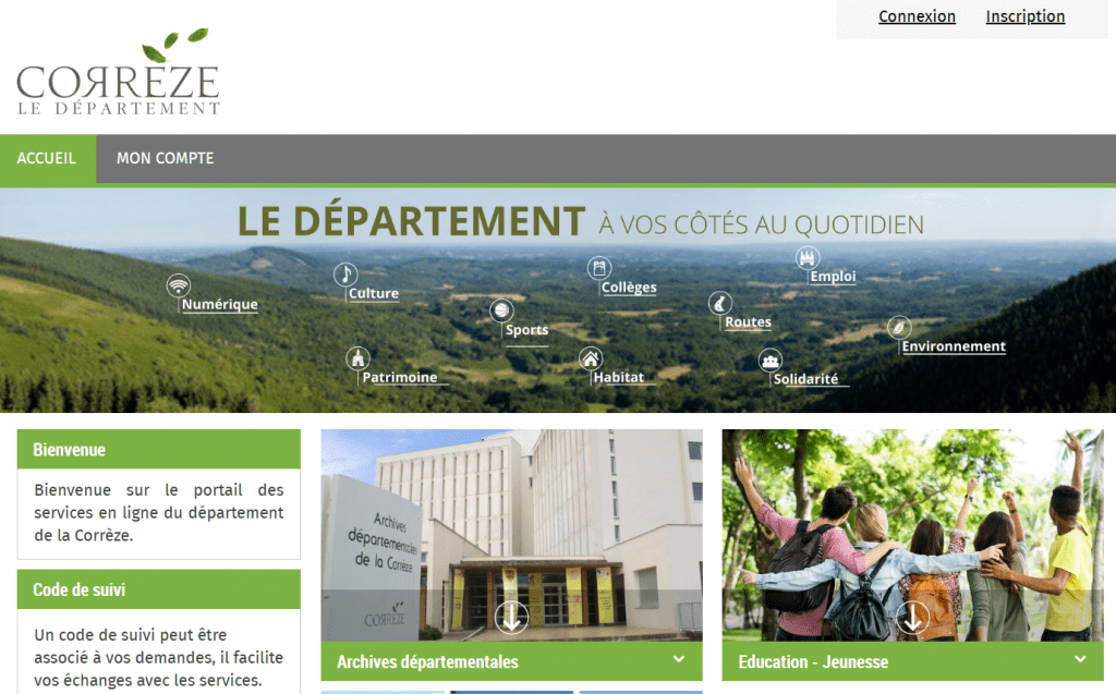 portail de recherche acte Corrèze