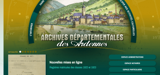 Archives des Ardennes nouveauté registres matricules