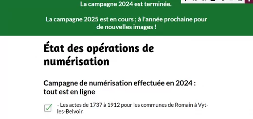 Archives du Doubs nouveaux documents en ligne