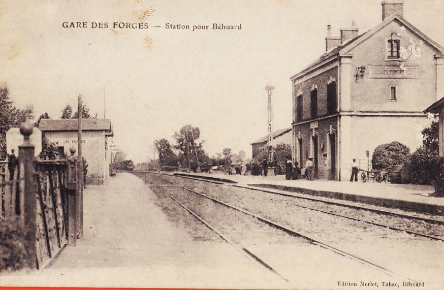Forges (Maine-et-Loire) la gare