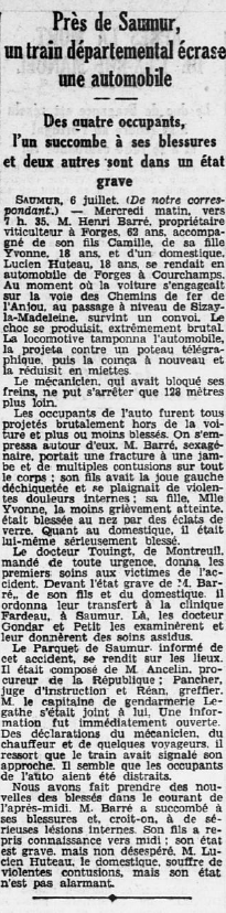 Forges Ouest-Éclair 7 juillet 1932