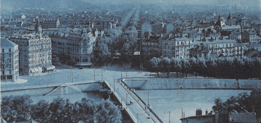 Grenoble le pont la place de la Bastille