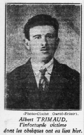 La Turballe Trimaud Albert Ouest-Éclair 28 Mai 1931