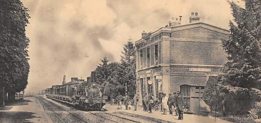 Le Breuil-en-Auge Calvados la gare