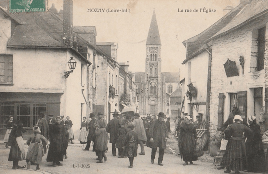 Nozay (Loire-Atlantique) rue de l'église