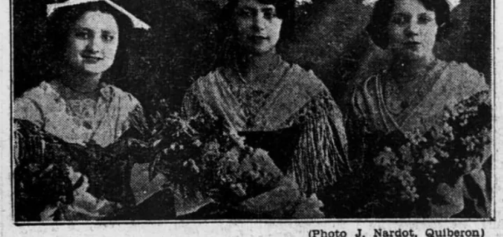 Quiberon reine Ouest-Éclair 8 juillet 1932