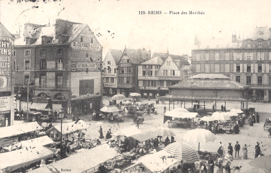 Reims place des marchés