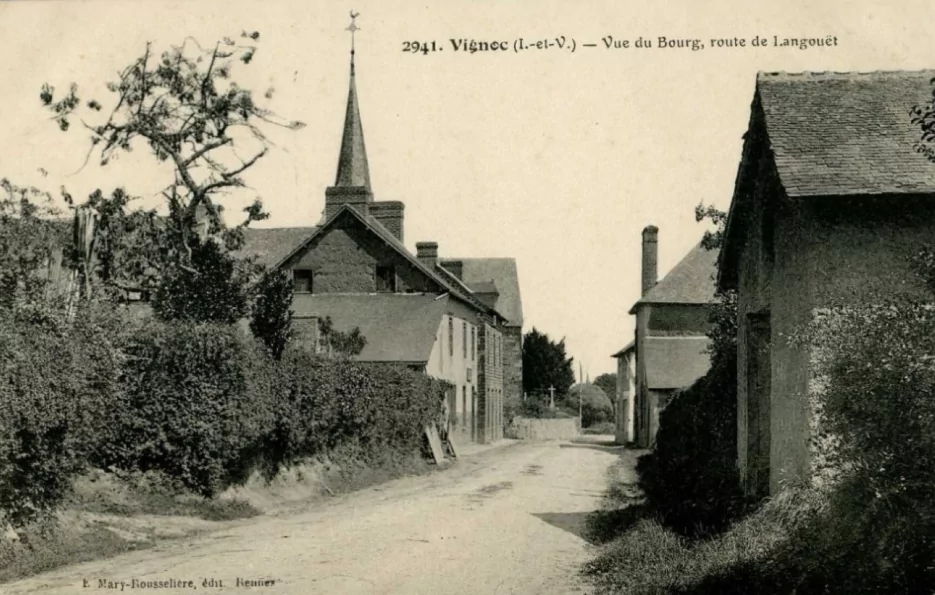 Vignoc bourg route de Langouët