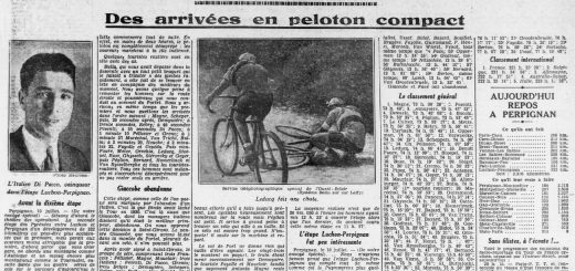 25e Tour de France 1931 Etape Luchon Perpignan Ouest-Éclair 11 juillet 1931