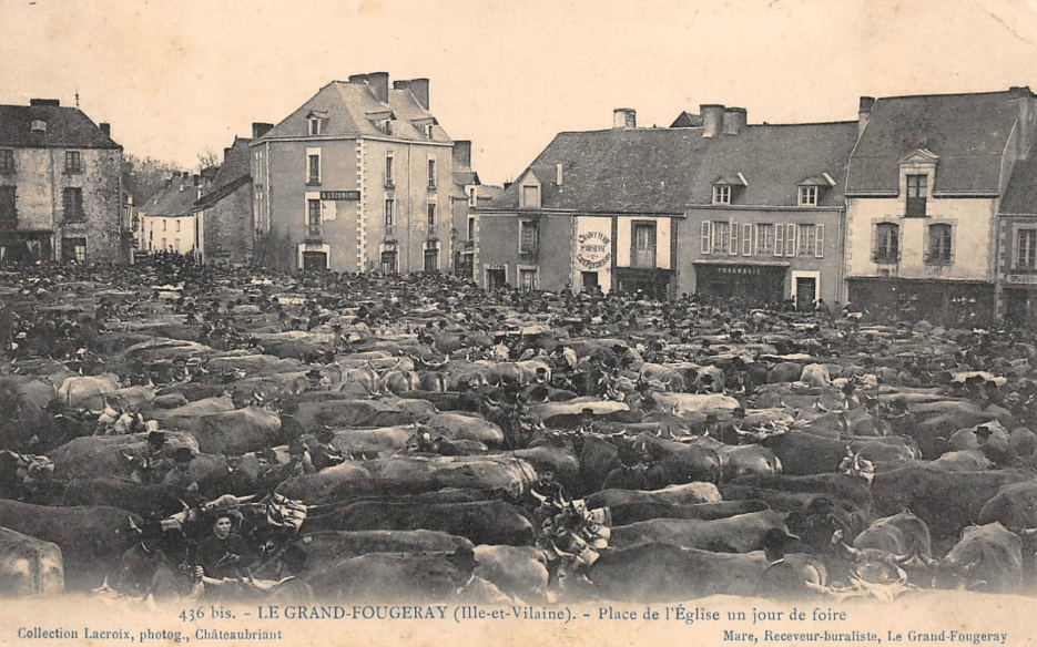 Grand-Fougeray un jour de foire