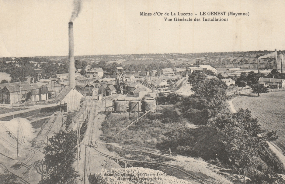 Le Genest-Saint-Isle mines d'or de la Lucette
