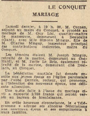 Mariage Lisi Guy Minguy Simone