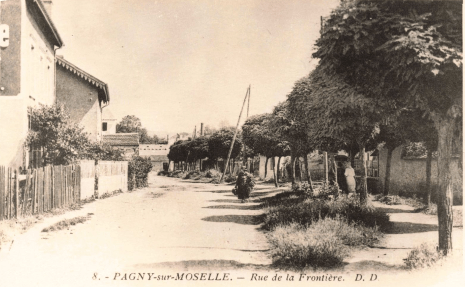 Pagny-sur-Moselle rue de la frontière