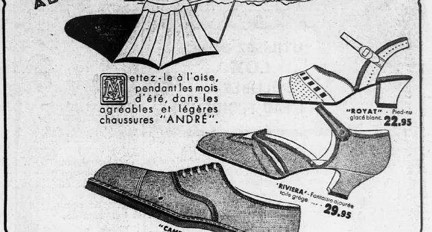 Publicité André Ouest-Éclair 11 juillet 1936