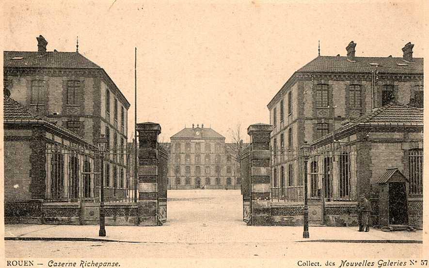7e régiment de chasseurs à cheval caserne Rouen
