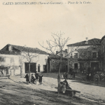 Cazes-Mondenard place de la croix