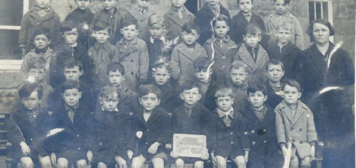 Guingamp photo de classe garçons 1934