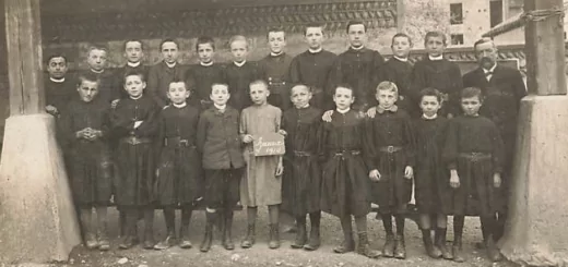 Izeaux photo de classe garçons 1910