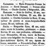 Le Finistère 5 Février 1876 état civil Quimper