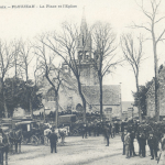 Ploujean place de l'église
