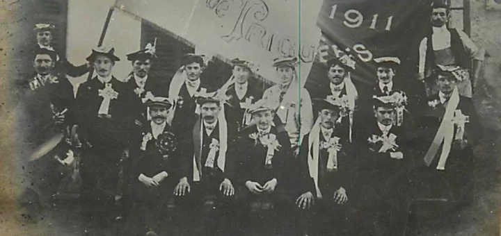 Triguères photo de conscrits 1911