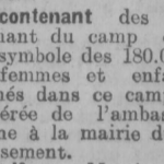 Urne cendres camp Auschwitz Paris 2e Echo du centre 1 Juin 1946