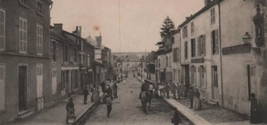 Bar-sur-Aube la rue de la gare