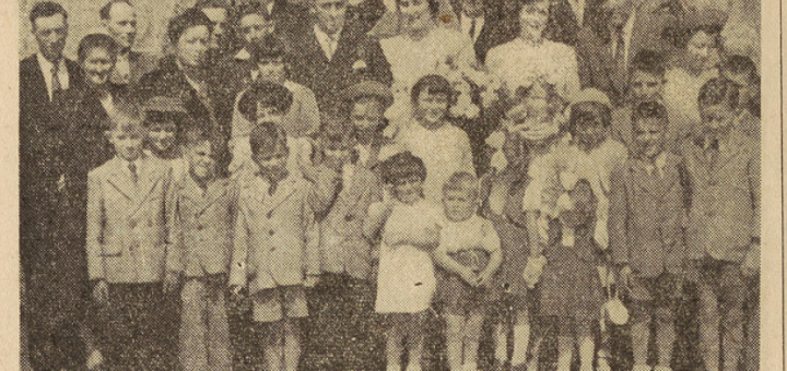Bourg-Blanc Mariage Calvez Thérèse Le Télégramme de Brest 22 août 1952