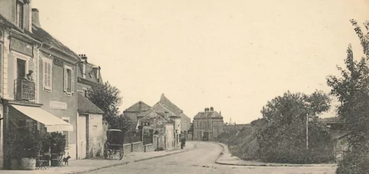 Éragny sur Oise la route nationale