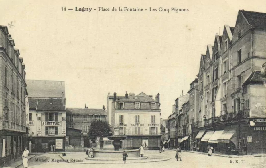 Lagny-sur-Marne place de la fontaine