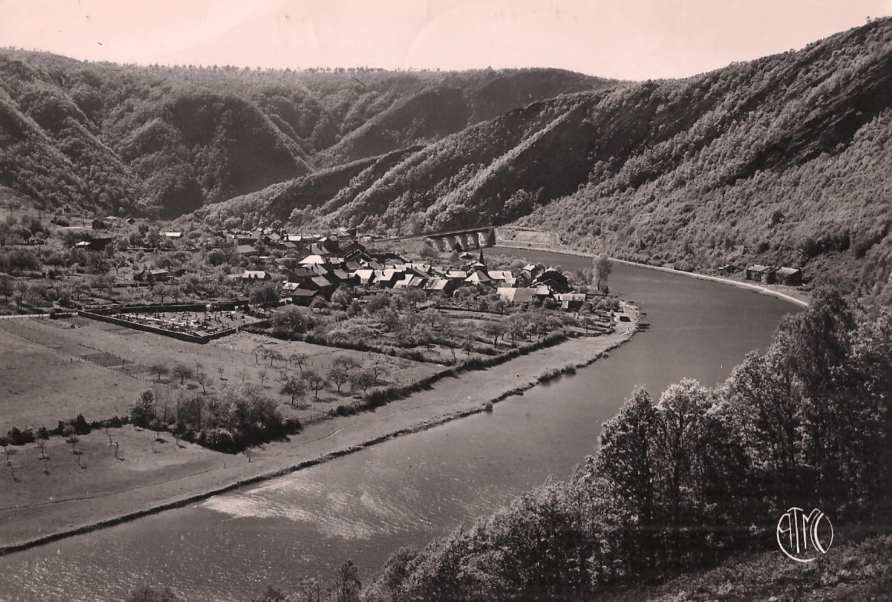 Les Dames de Meuses vue générale 1957