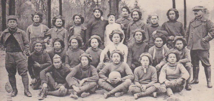 Indochinois 1914 1917 équipe de foot