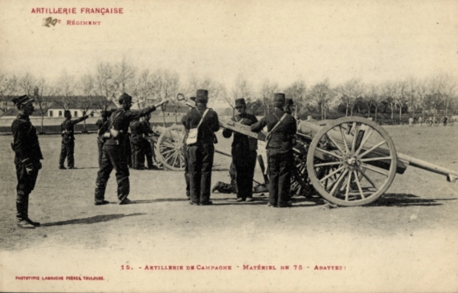 20e Régiment d'artillerie matériel de 75