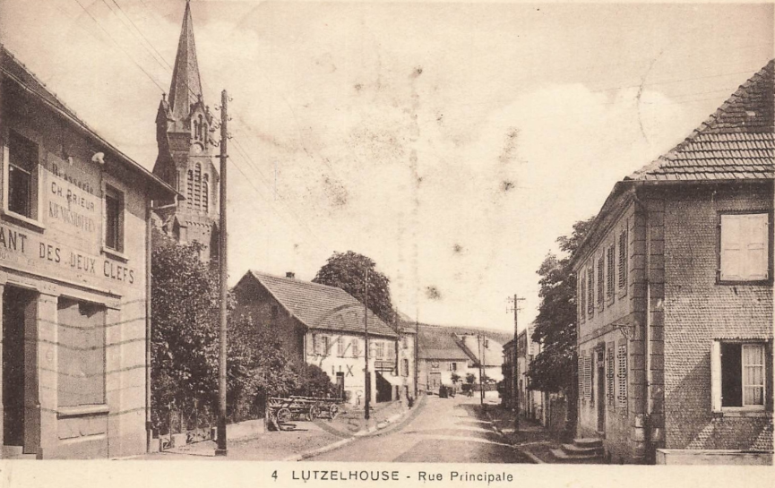 Lutzelhouse rue principale