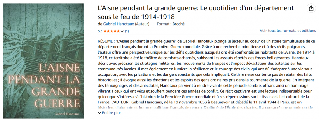 L'Aisne pendant la grande guerre