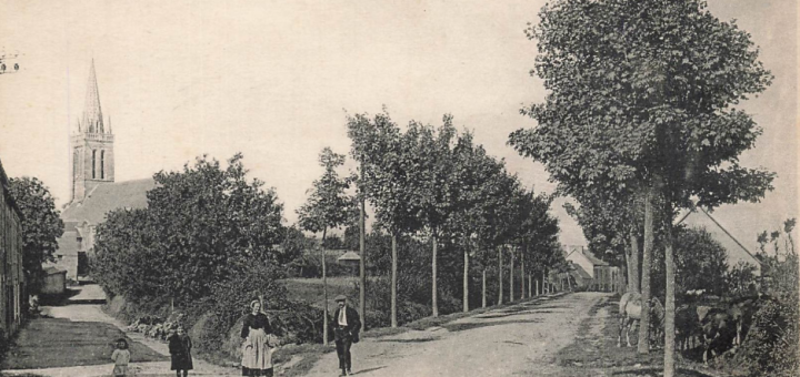 Poullaouen avenue de la gare