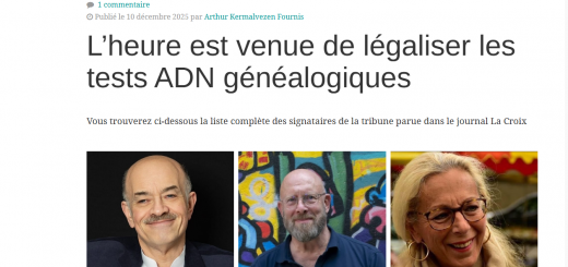 Tests ADN généalogiques