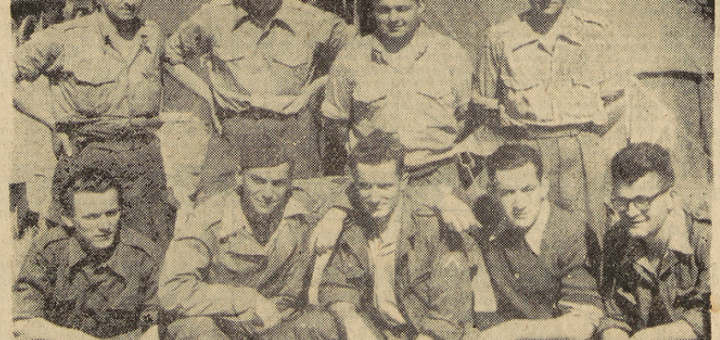 Un groupe de Lesneviens du 69e Bataillon Médical Le Télégramme de Brest 10 septembre 1953